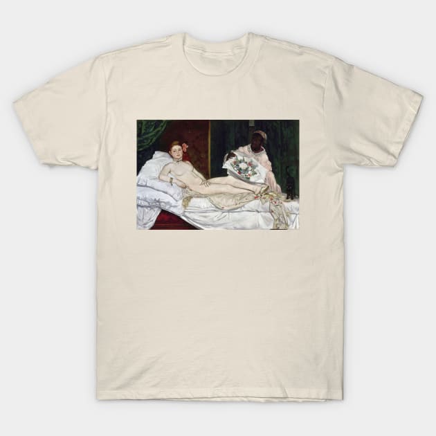 Edouard Manet- Olympia T-Shirt by SybaDesign